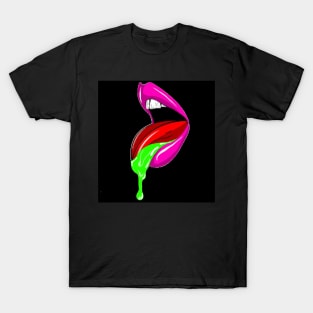 Trippy drool (black) T-Shirt